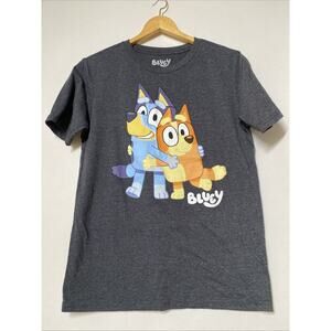 Bluey Gray Short Sleeve T-shirt Boy’s XL 26-28” Chest